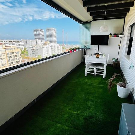 Апартаменты Atico Con Piscina Y Vistas Al Mar Habitat Litoral Малага Экстерьер фото
