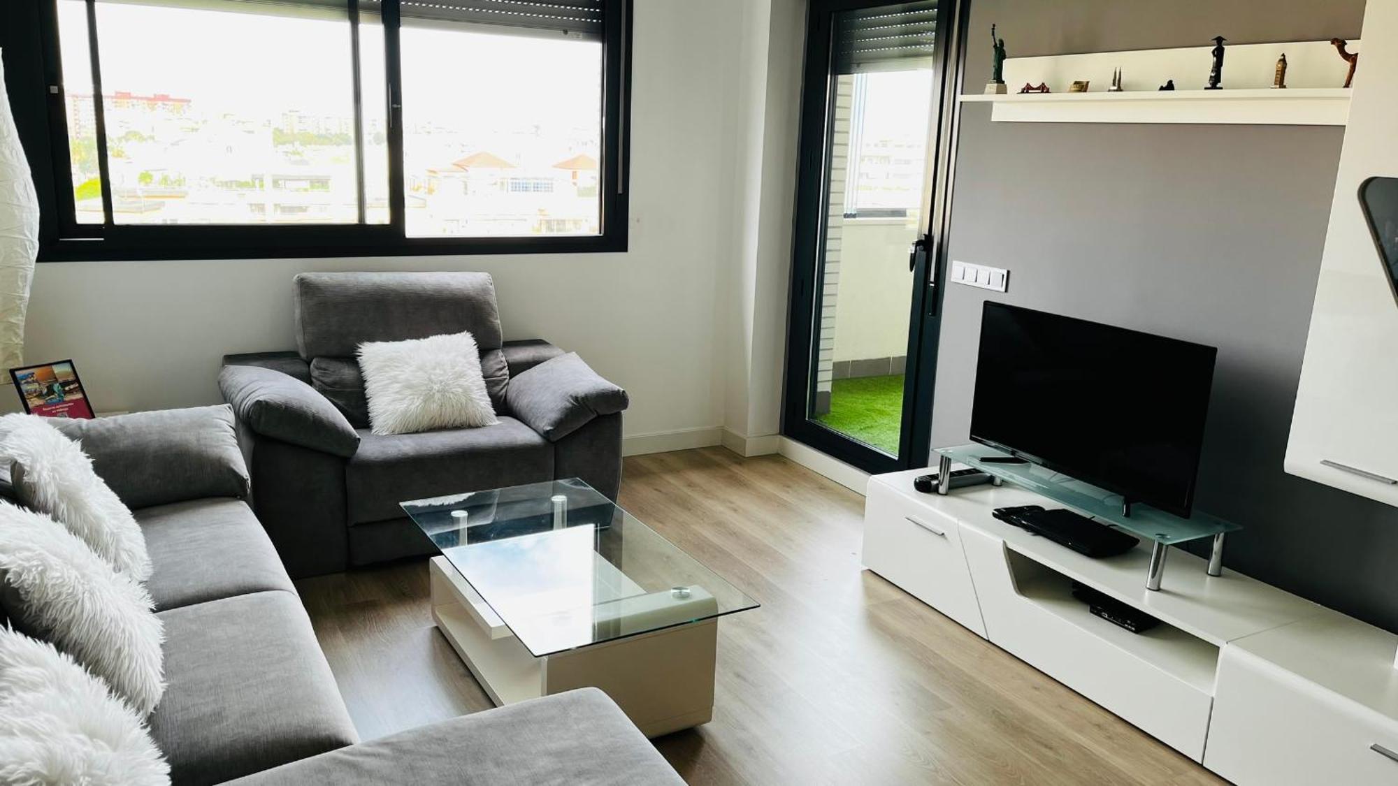 Апартаменты Atico Con Piscina Y Vistas Al Mar Habitat Litoral Малага Экстерьер фото